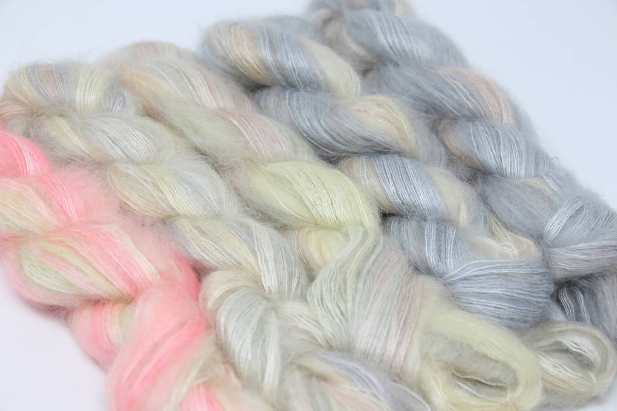 Artyarns Local Yarn Day 2024 LARKSPUR Silk Mohair Fade Kit at