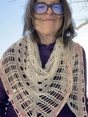 ARTYARNS Larkspur Shawl