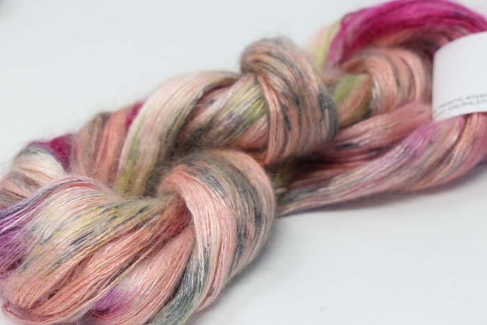 Artyarns Silk Rhapsody LIght Yarn 606 Peach Floral