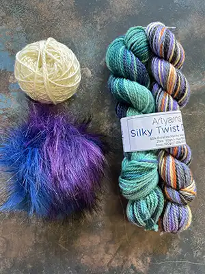 Artyarns Silky Twist Duo Kit: Fire Icebergs