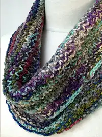 Silky Twist Rib Cowl