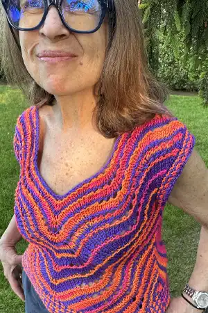 Artyarns Wavy Garden Revisited Top