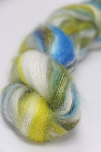Artyarns Silk Mohair Lace Yarn in 618 - Lillies And Limes