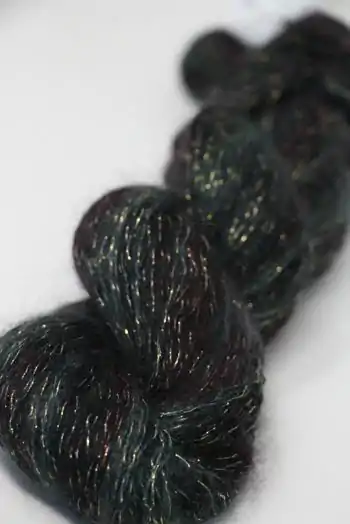 ARTYARNS SILK MOHAIR YARN in H17: EMERALD PURPLE (Gold)