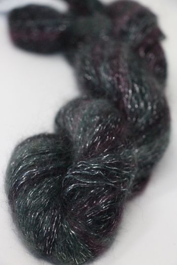 ARTYARNS SILK MOHAIR YARN in H17: EMERALD PURPLE (Silver)