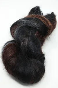 ARTYARNS SILK MOHAIR FINGERING OMBRE Charcoal Brown Ombre (7H19)