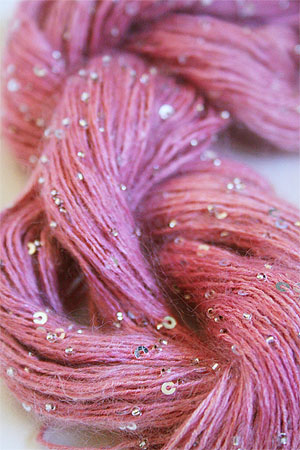 2287 Annes Pink Silver Beaded Silk Light from Artyarns