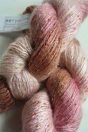 Artyarns Ensemble Glitter Light: 250 White (Gold) at Fabulous Yarn