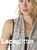 Lace Glitter Scarf