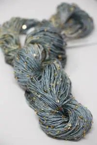 Artyarns Inspiration Club - Nov 2025 Beaded Silk Sequins Light Gold
