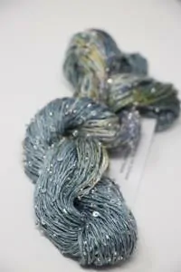 Artyarns Inspiration Club - Nov 2025 Beaded Silk Sequins Light Silver