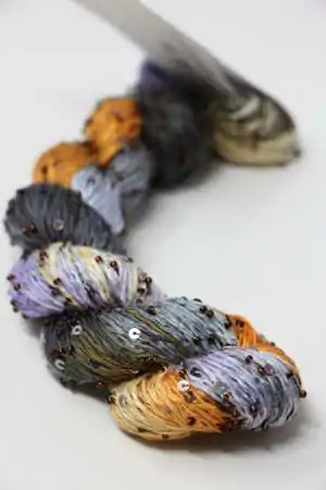 ARTYARNS Fire And Ice Beaded Silk Sequins (Gunmetal)