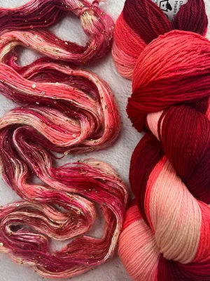 Ixora Merino Cloud + Beaded Mohair Sequins (Gold)