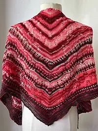 Artyarns Inspiration Club - Ixora Blossoms Shawl