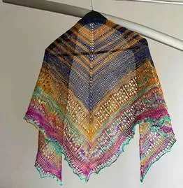 ARTYARNS Joshua Palm Shawl Detail