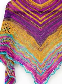 ARTYARNS Joshua Palm Shawl Detail