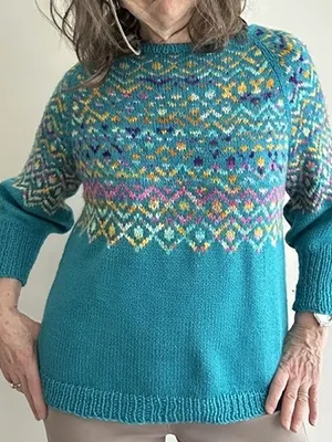 Sweater - Joshua Palm/Turquoise