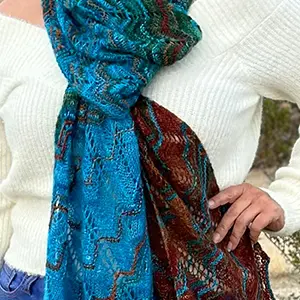 ARTYARNS Moraine Lake Scarf Detail