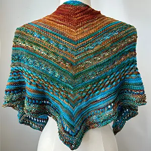 ARTYARNS Moraine Lake Shawl Detail