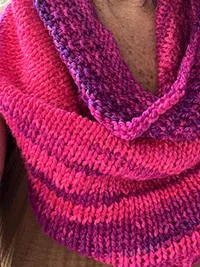 Artyarns Inspiration Club - Purple Sunset Cowl
