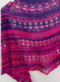 Artyarns Inspiration Club - Purple Sunset Shawl