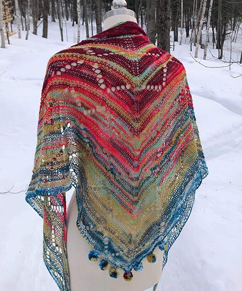 ARTYARNS KIT - Rainbow Mountain Shawl 