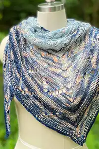 Artyarns Inspiration Club - Tibetan Sunset Shawl