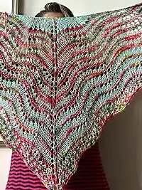 Artyarns Silky Twist WAVY GARDEN REVISITED SHAWL KNIT KIT