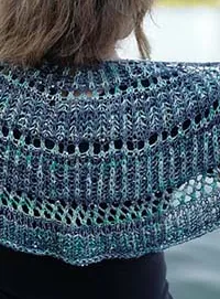 Artyarns STAINED GLASS Brioche shawl KIT