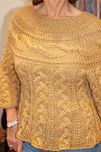 Artyarns Cabled Sweater Knit Kit for Cashmere 5 Ply
