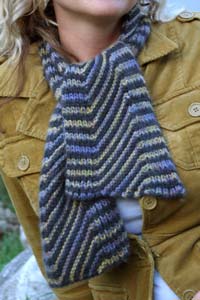 Artyarns Diagonal Panel Scarf Knit Kit for Cashmere 5 Ply