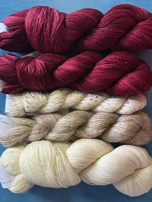 ARTYARNS CHAIN SWEATER Berry Babe