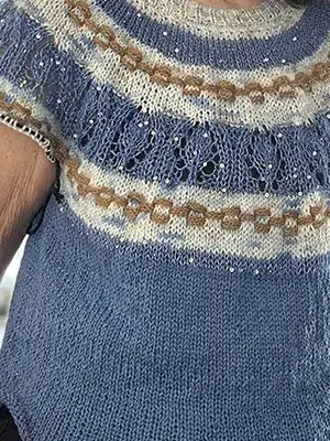 ARTYARNS CHAIN SWEATER IRIS
