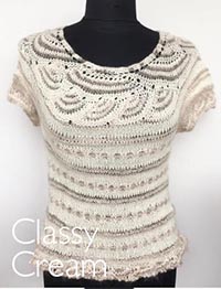 Artyarns CHAINLINK TOP FEATURING DRAMA QUEEN KIT