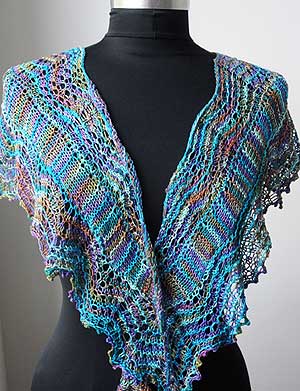 Colorgames Shawl front