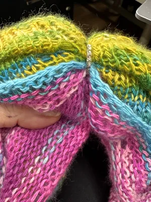Cashmere Crescent Shawl