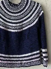 Marled Silky Twist Sweater by Artyarns
