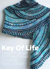 Artyarns KeY of life shawl Kit