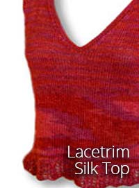 ARTYARNS Lace Trimmed Silk Tank kit