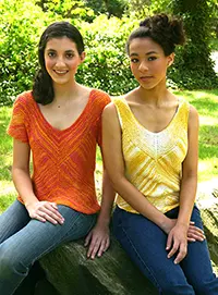 Artyarns Diagonal Triangle Top