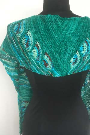 Artyarns Peacock Shawl Kit