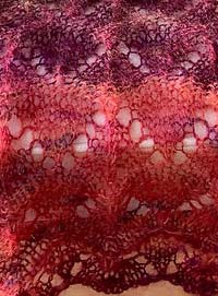 Artyarns Kits - Silk Mohair Ombres - Horseshoe Lace Wrap