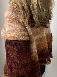 Artyarns Kits - Silk Mohair Ombres - Light My Fire Sweater