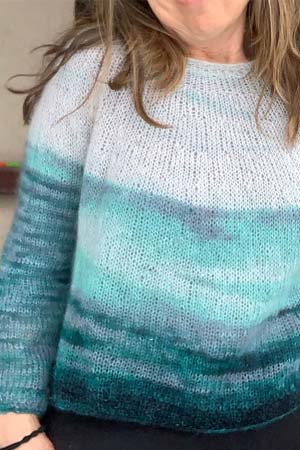 Artyarns Kits - Silk Mohair Ombres - Sonoma Dreams Pullover