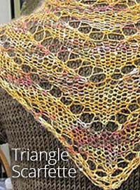 ARTYARNS One Skein triangle scarfette kit