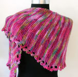 Artyarns Kits - 2 Color Sideways Garter Shawl