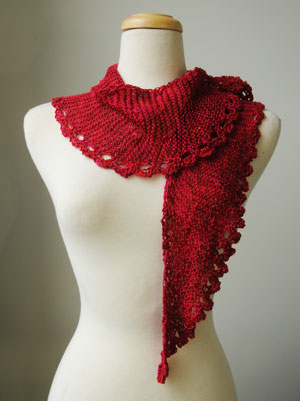 Artyarns Kits - 1 Color Sideways Garter Shawl