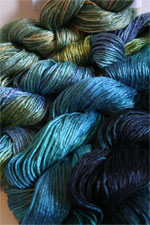 ARTYARNS REGAL SILK COLOR SET: Green Turquoise (Greens/Blues/Teals)