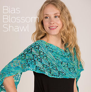 Bias Blossom Shawl Free This Week!