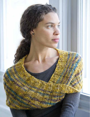 Striped Mobius Knitting Pattern 